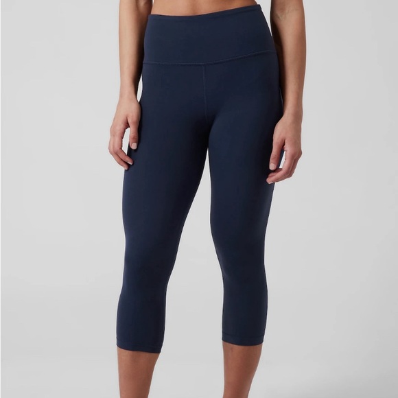 Athleta Pants - Navy Blue Elation Capri Athleta Legging